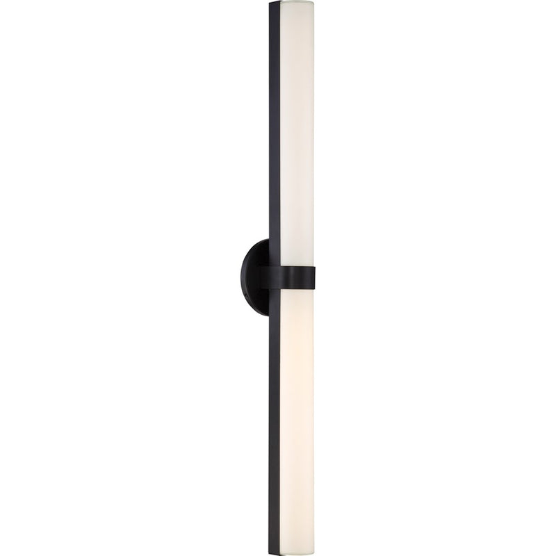 Nuvo Bond 37.375in 2-Light LED Vanity | Industrial Aged Bronze and White Acrylic | Bathroom Vanity | 6 x 37.375 x 4 in | Model 62-744