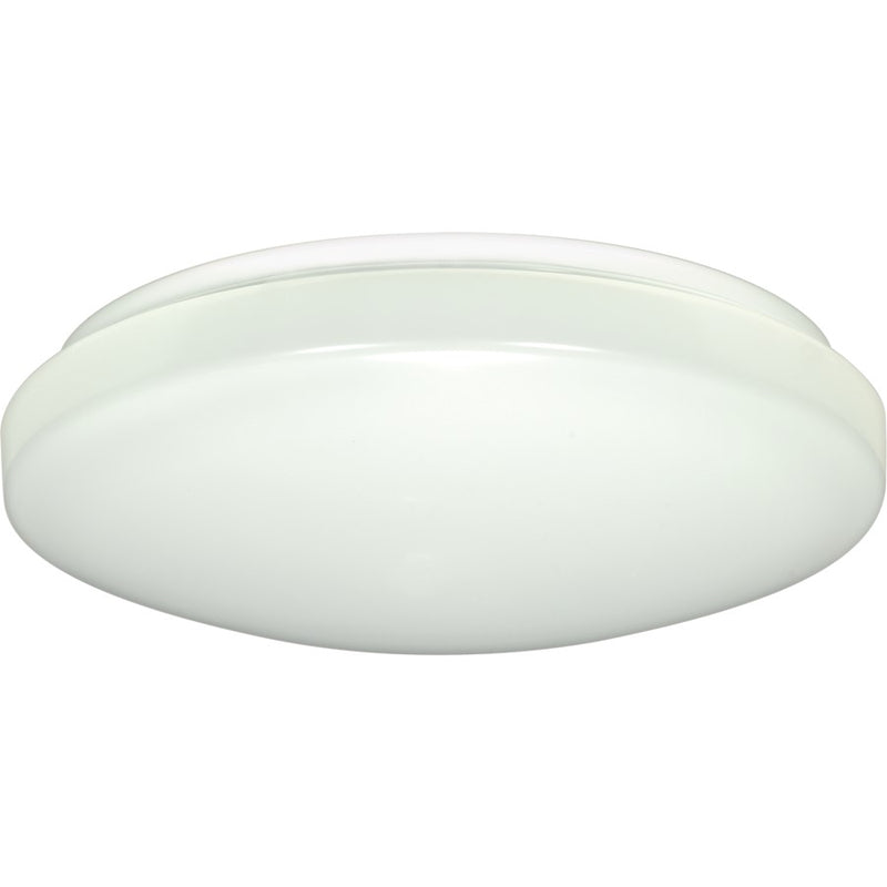 Nuvo 62-795 11in 1-Light LED Flush Mount | Utility White Acrylic | Hallway & Bathroom Ceiling Light | 11.62 x 3.12 in | Model 62-795