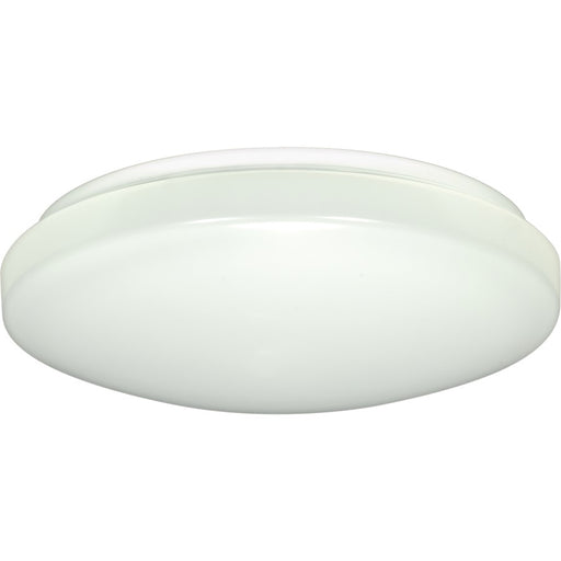 Nuvo 62-795 11in 1-Light LED Flush Mount | Utility White Acrylic | Hallway & Bathroom Ceiling Light | 11.62 x 3.12 in | Model 62-795