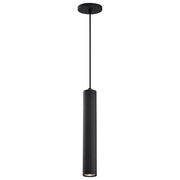 Nuvo Century 16in 1-Light LED Pendant | Contemporary Matte Black Aluminum and Clear Acrylic | Kitchen Island & Dining Room | 2 x 2 x 16 in | Model 62-816