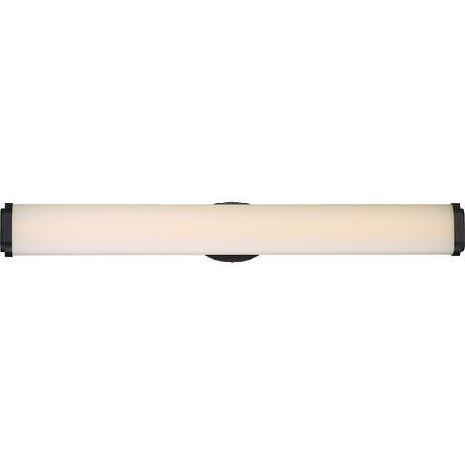 Nuvo Lighting Pace 36in 1-Light LED Wall Vanity | Modern Aged Bronze | Bathroom & Powder Room | 36 x 5 x 3 in, 3120 Lumens | Model 62-916