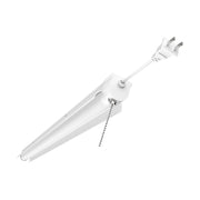Nuvo Lighting 36in 34W LED Shop Light | White Linear Fixture with Pull Chain | Garage & Workshop Utility Light | 36 x 2 x 2 in, 4000K | Model 62-927