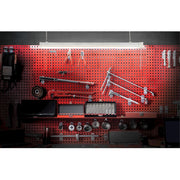 Nuvo Lighting 36in 34W LED Shop Light | White Linear Fixture with Pull Chain | Garage & Workshop Utility Light | 36 x 2 x 2 in, 4000K | Model 62-927