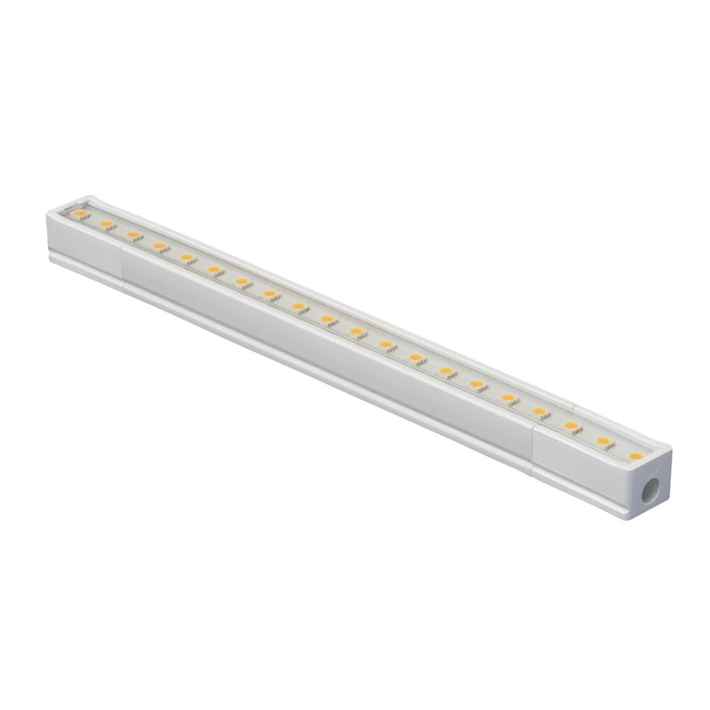 Nuvo Thread 10in 1-Light LED Under Cabinet Light | Contemporary White Finish | Kitchen Counter & Display Shelf Task Light | 275 Lumens | Model 63-202