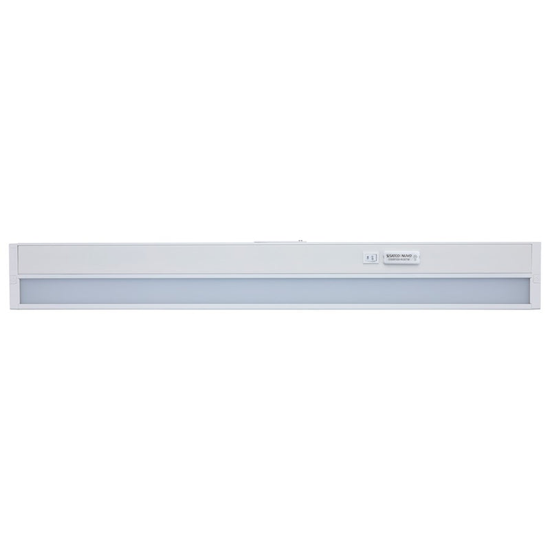 Nuvo Lighting Starfish 28in 1-Light Under Cabinet Light | Smart Wi-Fi RGB+Tunable White White Finish | Kitchen Counter & Task Lighting | 28 | Model 63-554