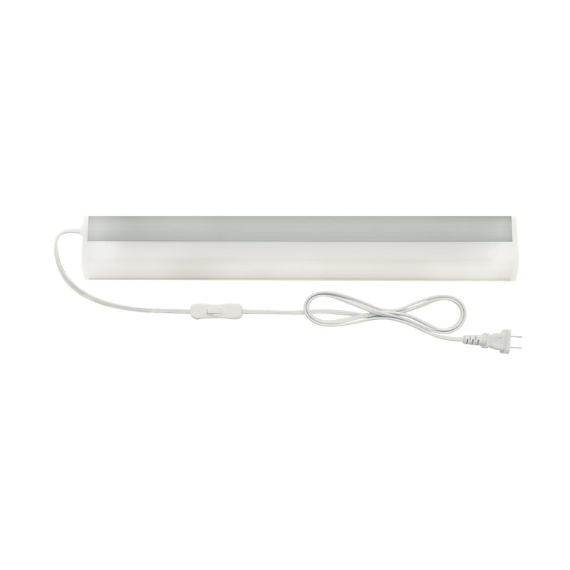 Nuvo Lighting 18in LED Under Cabinet Light Bar | White Utility Polycarbonate Lens | Kitchen Counter & Workshop Task Light | 10W 860 Lumens | Model 63-700