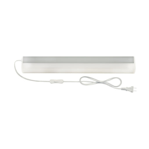 Nuvo Lighting 18in LED Under Cabinet Light Bar | White Utility Polycarbonate Lens | Kitchen Counter & Workshop Task Light | 10W 860 Lumens | Model 63-700