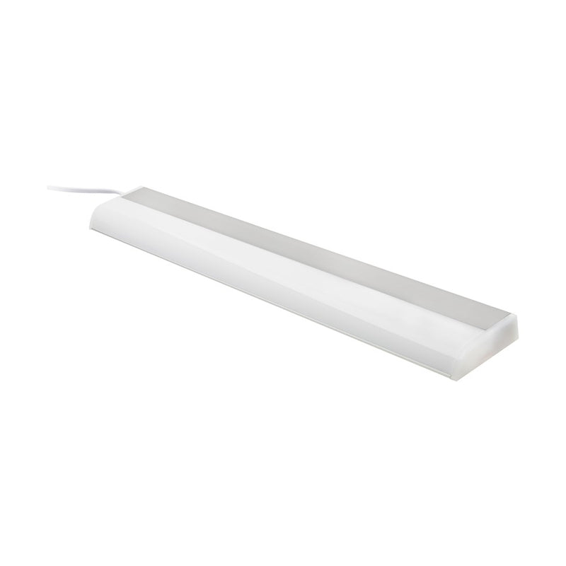 Nuvo Lighting 18in LED Under Cabinet Light Bar | White Utility Polycarbonate Lens | Kitchen Counter & Workshop Task Light | 10W 860 Lumens | Model 63-700