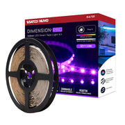 Nuvo Lighting Pro Tape 393.7in 30W RGB/Tunable White Plug-in LED Tape Light | Smart App-Controlled Utility White | Kitchen & Living Room | Model 64-131