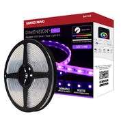 Nuvo Lighting Pro Tape 393.7in RGB/Tunable White LED Tape Light | Smart App-Controlled Outdoor Wet Location | Patio & Deck Accent | 33W | Model 64-144