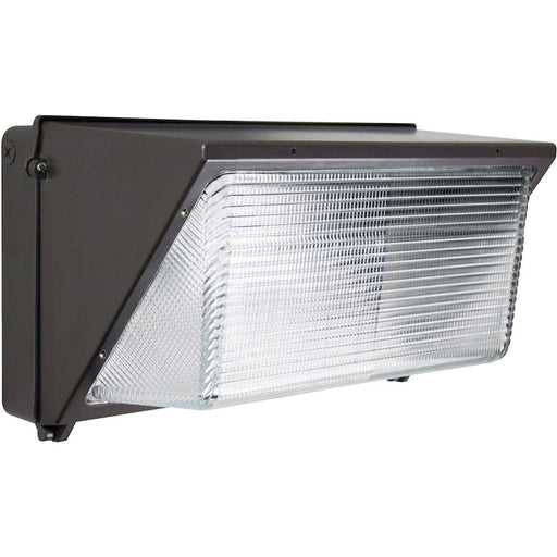 Nuvo LED Wall Pack 18in 81W Utility Light | Bronze Die-Cast Aluminum | Outdoor Security & Building Facade | 9768 Lumens 5000K 120-277V | Model 65-058R1
