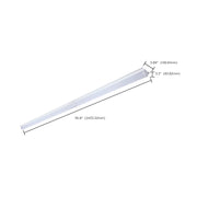 Nuvo Lighting 65-1032 100W LED 8ft Retrofit Strip Light | Utility Gloss White Steel | Warehouse & Workshop Lighting | Model 65-1032