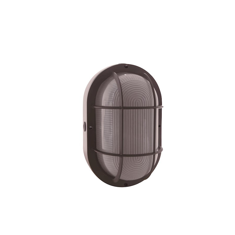 Nuvo Lighting 65-114 20W LED Bulkhead Outdoor Sconce | Modern Black Finish | Entryway & Patio Wall Light | 1440 Lumens 3000K 90 CRI Dimmable | Model 65-114