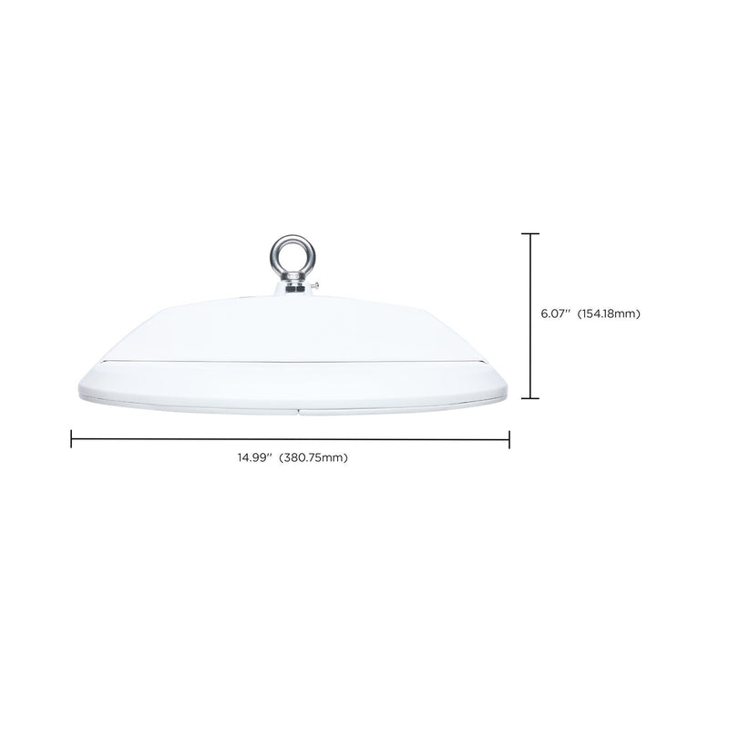 Nuvo Lighting LED UFO Hi-Bay 200/150/100W 4000K/5000K 277-480V White