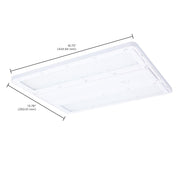 Nuvo 105/90/70W LED Linear High Bay 3K/4K/5K CCT IP69K 120-347V White