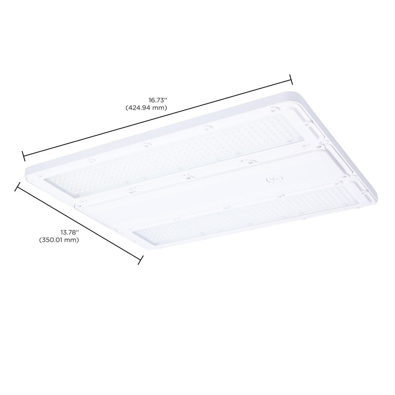 Nuvo 160/135/120W LED High Bay 3K/4K/5K CCT IP69K 120-347V White