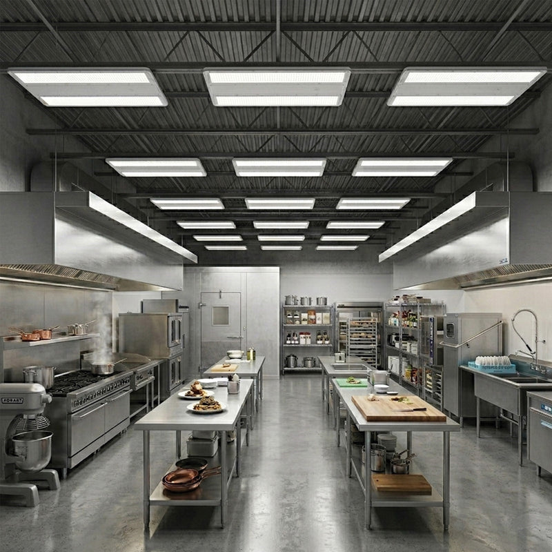 Nuvo 320/295/255W LED High Bay 3K/4K/5K CCT IP69K 120-347V White