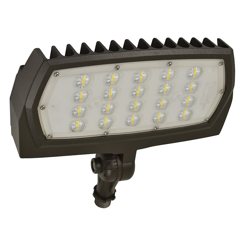Nuvo Lighting 65-125 30W LED Flood Light | Bronze Utility Outdoor | Security & Landscape Lighting | 3300 Lumens 4000K 120-277V | Model 65-125