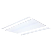 Nuvo Lighting 65-1302 2x4 LED Center Basket Troffer Retrofit Kit | Utility Matte White Finish | Commercial & Utility Rooms | Model 65-1302