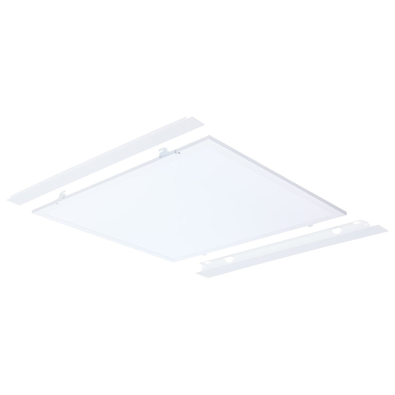 Nuvo Lighting LED 2x2 Flat Panel Troffer Retrofit Kit, Matte White