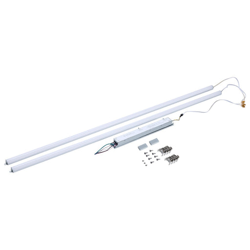 Nuvo Lighting LED Light Bar Retrofit Kit, 2-Bars 4', Silver