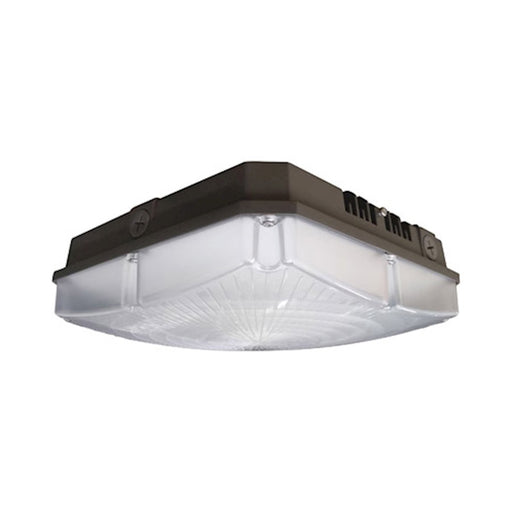 Nuvo Lighting LED Canopy Fixture 70W 4000K | Utility Bronze | Wet Location Outdoor & Covered Patio | 12.75 x 12.75 x 3.75 in | Model 65-148