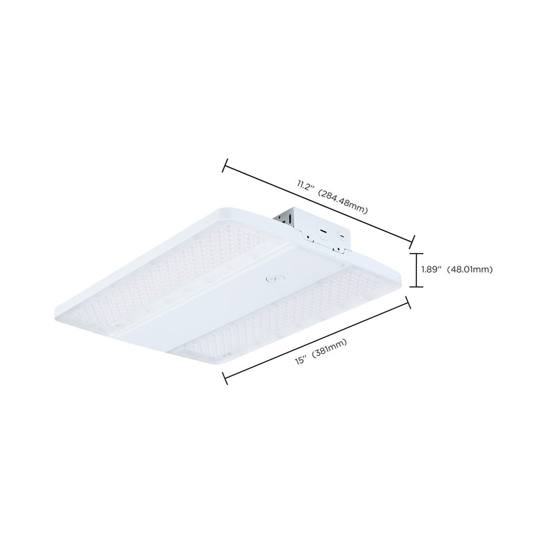 Nuvo LED High Bay 160/135/120W 3K/4K/5K Beam Angle White 120-347 Volt