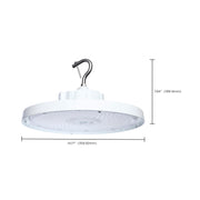 Nuvo 240/200/150W LED UFO High Bay Beam Angle, White 120-347 Volt