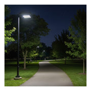 Nuvo LED Area Light 25in | Utility Bronze Die-Cast Aluminum | Parking Lots & Roadways | 100-150W, 15488-22855 Lumens, 3000K-5000K | Model 65-1527