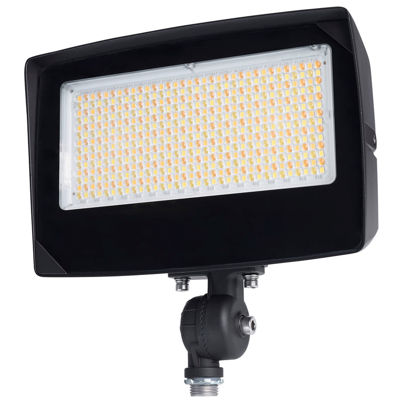 Nuvo Lighting 65-1541 9.74in LED Flood Light | Utility Bronze Die-Cast Aluminum | Outdoor Security & Commercial | 45W-80W Selectable | Model 65-1541