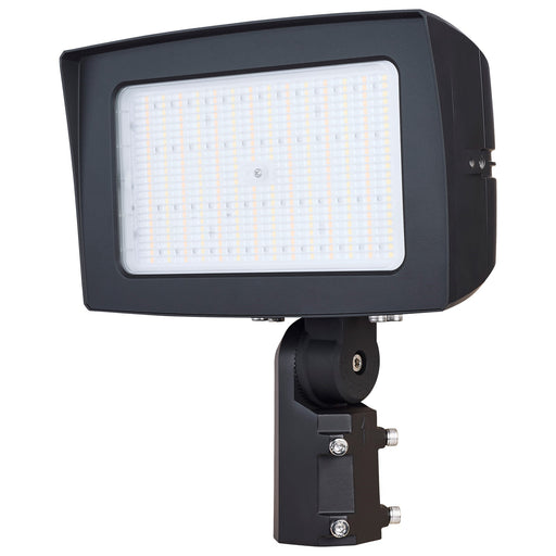 Nuvo LED Flood Light 14in | Utility Bronze Die-Cast Aluminum | Parking Lots & Building Facades | 100-150W, 15024-22754 Lumens | Model 65-1542