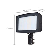 Nuvo Lighting 65-1543 LED Flood Light | Utility Bronze Die-Cast Aluminum & Glass | Parking Lots & Building Facades | 200W/250W/300W | Model 65-1543