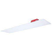 Nuvo LED 1ftx4ft Backlit Panel, Emergency Battery 120-347V, White