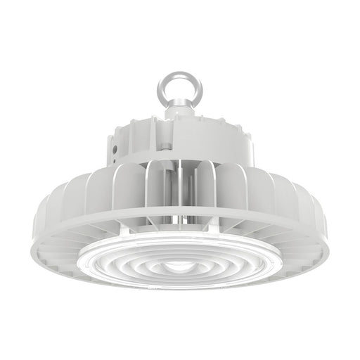 Nuvo Lighting 65-193 12.6in 150W LED High Bay | Utility White Finish | Warehouse & Commercial Garage | 19500 Lumens, 4000K Cool White, DLC | Model 65-193