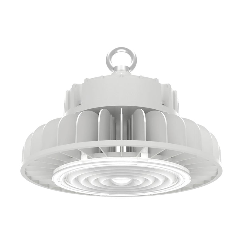 Nuvo Lighting 65-196 200W LED High Bay | Utility White Finish | Warehouse & Commercial Garage | 26000 Lumens, 5000K, DLC Premium | Model 65-196