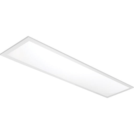 Nuvo Lighting 48in LED Flat Panel Flush Mount | Utility White Finish | Utility Rooms & Commercial Spaces | 5120 Lumens 4000K 40W Dimmable | Model 65-378R1