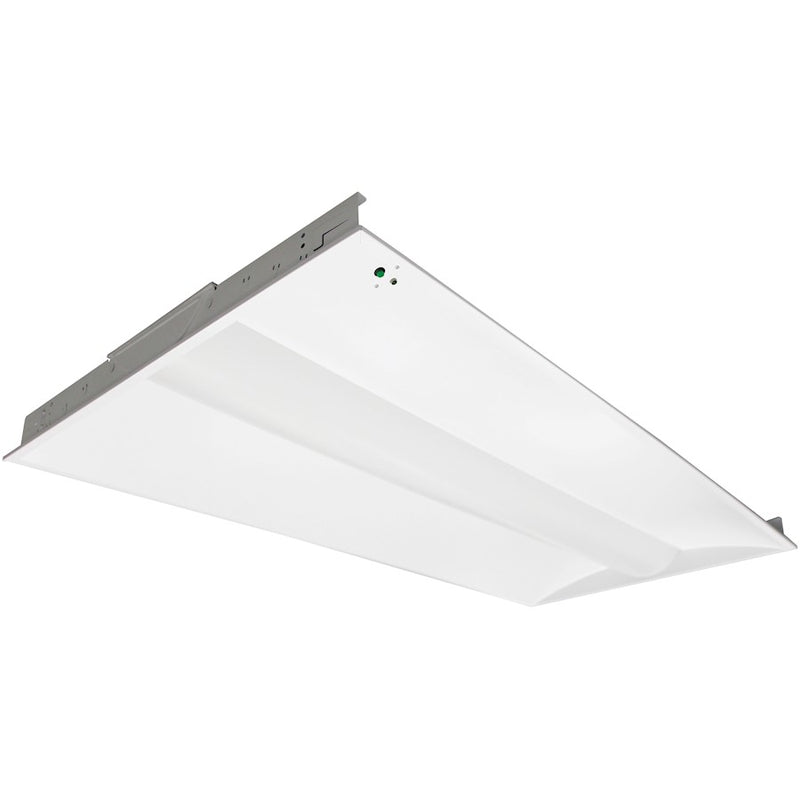 Nuvo Lighting LED Emergency Troffer 48in 50W Flush Mount | Utility White | Commercial Office & Utility Room | 48 x 24 x 2.75 in | Model 65-455