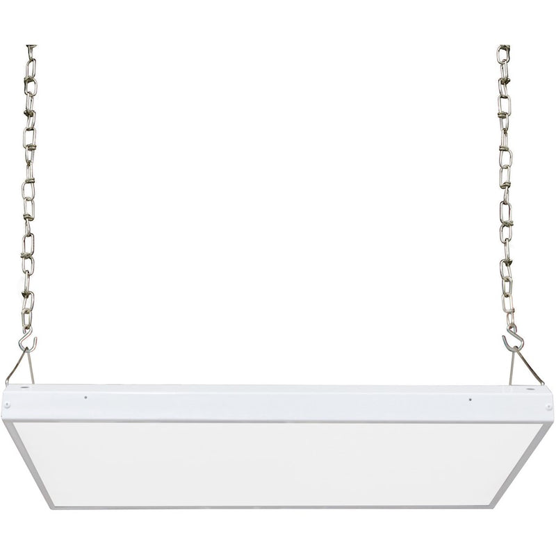 Nuvo Lighting 65-501 24in 1-Light Linear Flush Mount | Utility White | Warehouse & Workshop | 10400 Lumens, 4000K, Dimmable | Model 65-501