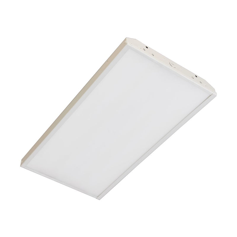 Nuvo Lighting LED 2ft Linear Hi-Bay 80W | Utility White Finish | Warehouse & Industrial Lighting | 10400 Lumens, 5000K, Damp Rated | Model 65-502