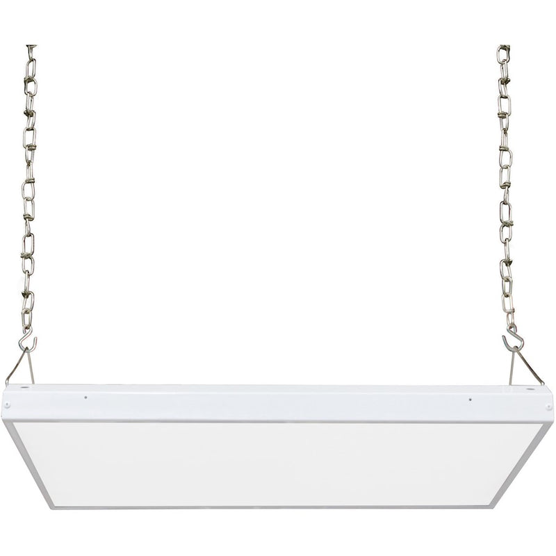 Nuvo Lighting 2ft Linear Hi-Bay 110W LED | Utility White Finish | Warehouse & Commercial Workshop | 14300 Lumens, 4000K Cool White, Damp | Model 65-503