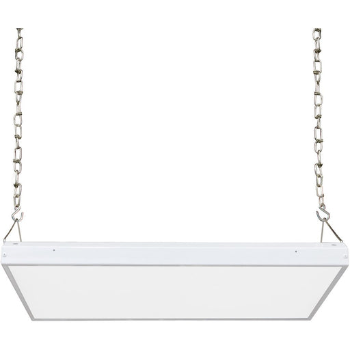 Nuvo Lighting 2ft Linear Hi-Bay 110W LED | Utility White Finish | Warehouse & Commercial Workshop | 14300 Lumens, 4000K Cool White, Damp | Model 65-503