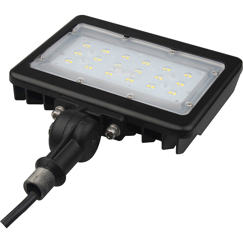Nuvo Lighting SATCO 30W LED Medium Flood Light | Bronze Die-Cast Aluminum Utility Flood | Driveways & Pathways | 3900 Lumens, 3000K | Model 65-534R1
