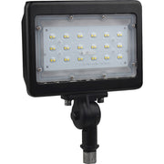 Nuvo Lighting LED Medium Flood 30W 4000K | Bronze Die-Cast Aluminum Utility Light | Driveway & Pathway Security | 3975 Lumens, 120-277V | Model 65-535R1