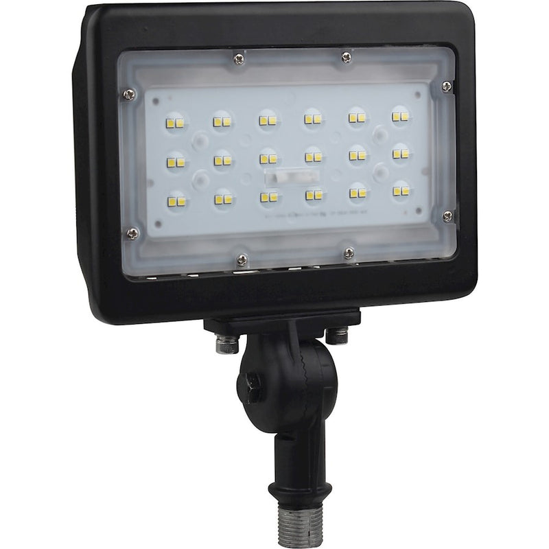 Nuvo Lighting LED Medium Flood 30W 5000K | Bronze Die-Cast Aluminum | Driveway & Pathway Security Light | 4035 Lumens, Dimmable, Wet Rated | Model 65-536R1