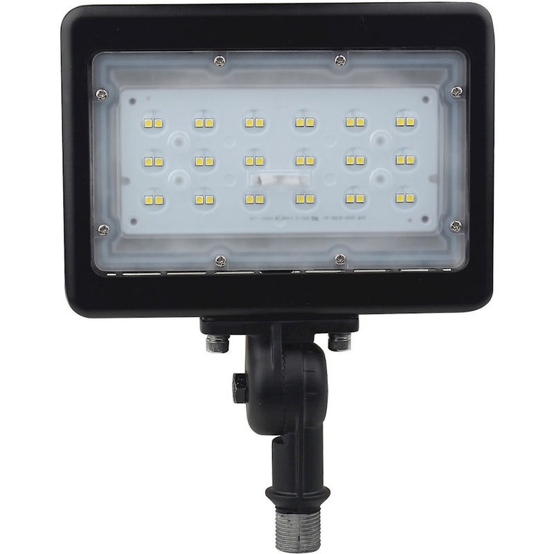 Nuvo Lighting LED Medium Flood 30W 5000K | Bronze Die-Cast Aluminum | Driveway & Pathway Security Light | 4035 Lumens, Dimmable, Wet Rated | Model 65-536R1