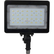 Nuvo Lighting LED Large Flood 50W 3000K | Utility Bronze Die-Cast Aluminum | Driveway & Pathway Security Light | 6500 Lumens, Dimmable | Model 65-537R1