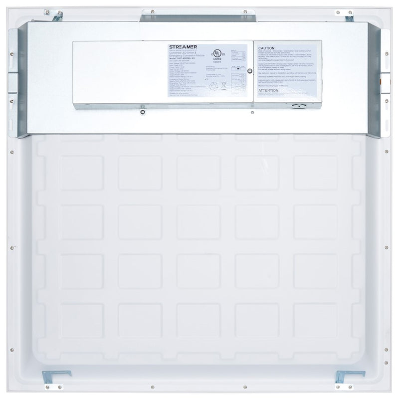 Nuvo Lighting LED Emergency Backlit Flat Panel 2x4 ft | Selectable 30W/40W/50W & 3500K/4000K/5000K White Utility | Office, Retail & | Model 65-576R1
