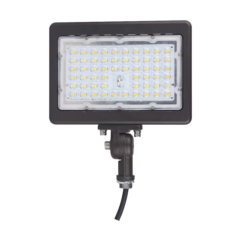 Nuvo Lighting 90W LED Flood Light | Bronze Utility Outdoor | Landscape & Security Lighting | 12758 Lumens, 5000K, Wet Location | Model 65-618