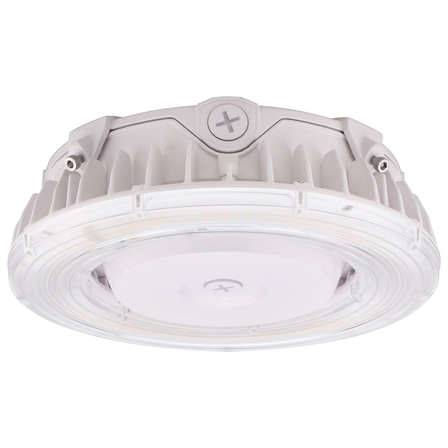 Satco 55W LED Canopy Fixture, White - 65-627R1