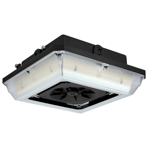 Satco 20W Square LED Wide Beam Angle Canopy Light, Bronze - 65-636